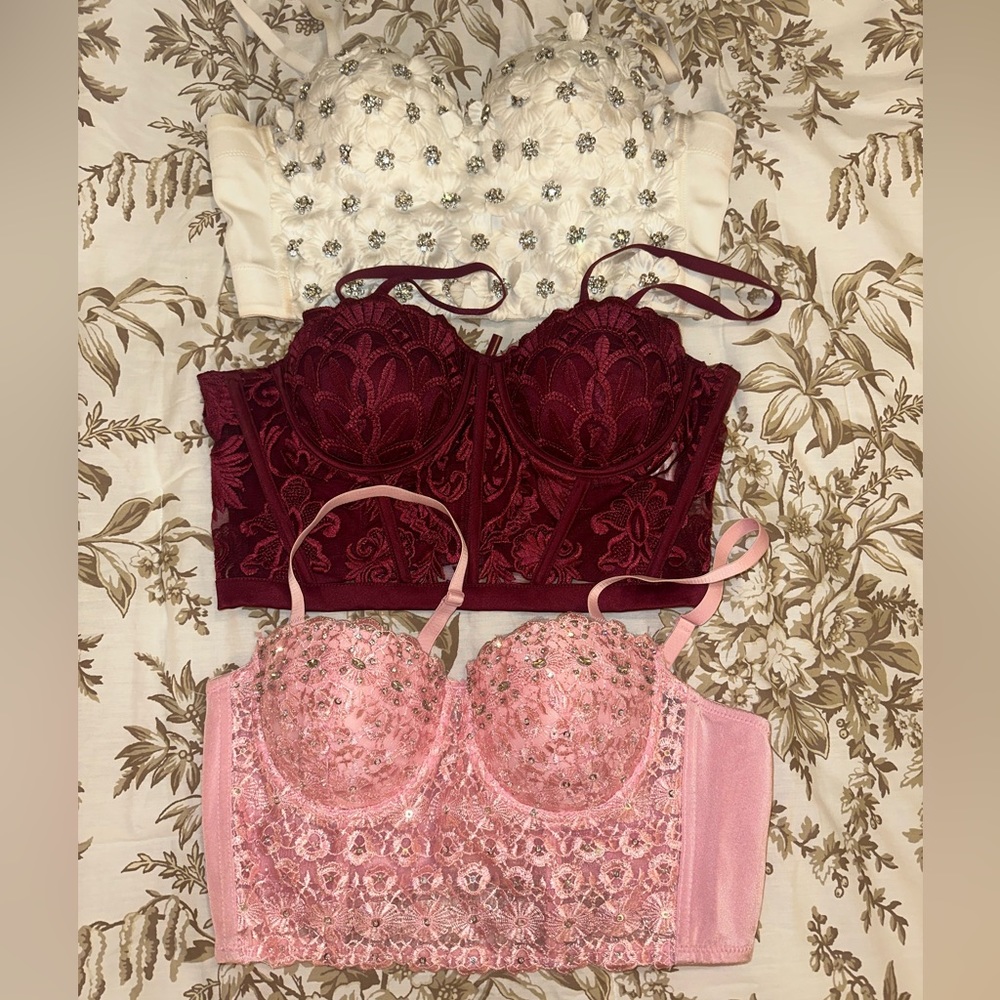 VGUC corset/crop tops